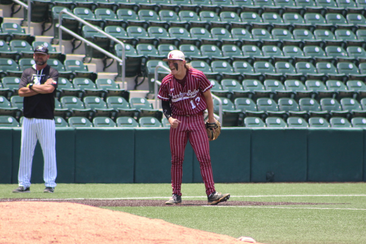 Texarkana Liberty-Eylau Canyon Randall 4A UIL state semifinals Texas baseball playoffs 060723 Andrew McCulloch 191